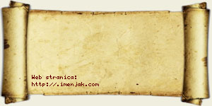 Jovana Masnikosa vizit kartica